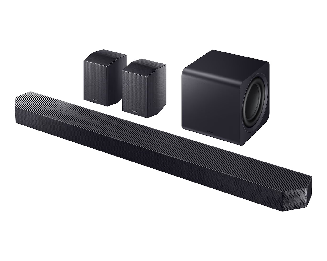 Barra de Som Samsung 2026 HW-Q990H Dolby Atmos sem Fios com Wi?Fi. 11.1.4 Canais com 23 Colunas. Subwoofer sem Fios Preto Titânio-3