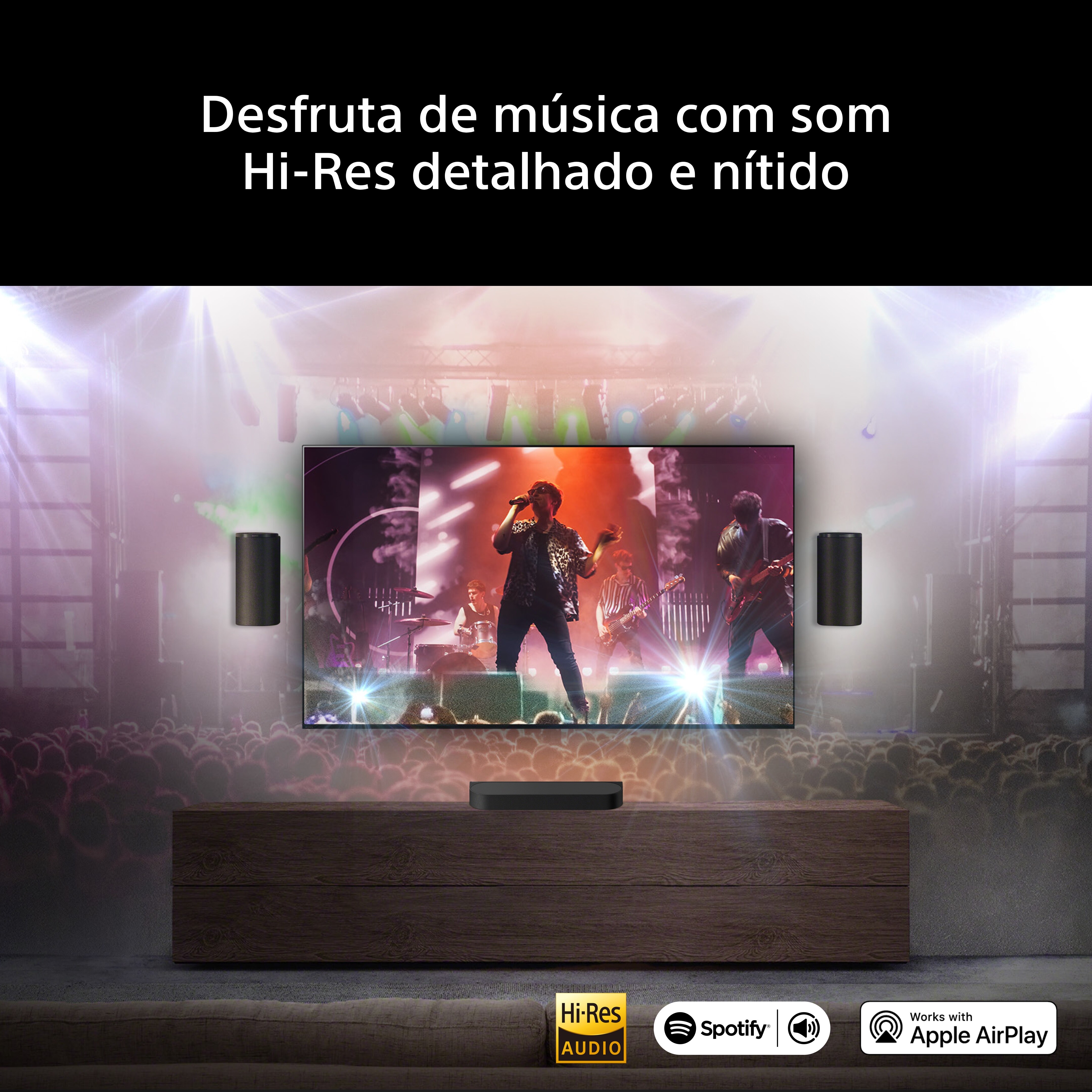 Home Cinema Sony Barra de Som Bravia Theatre Trio, 3.0.2 canais, HT-A8 Preto-6