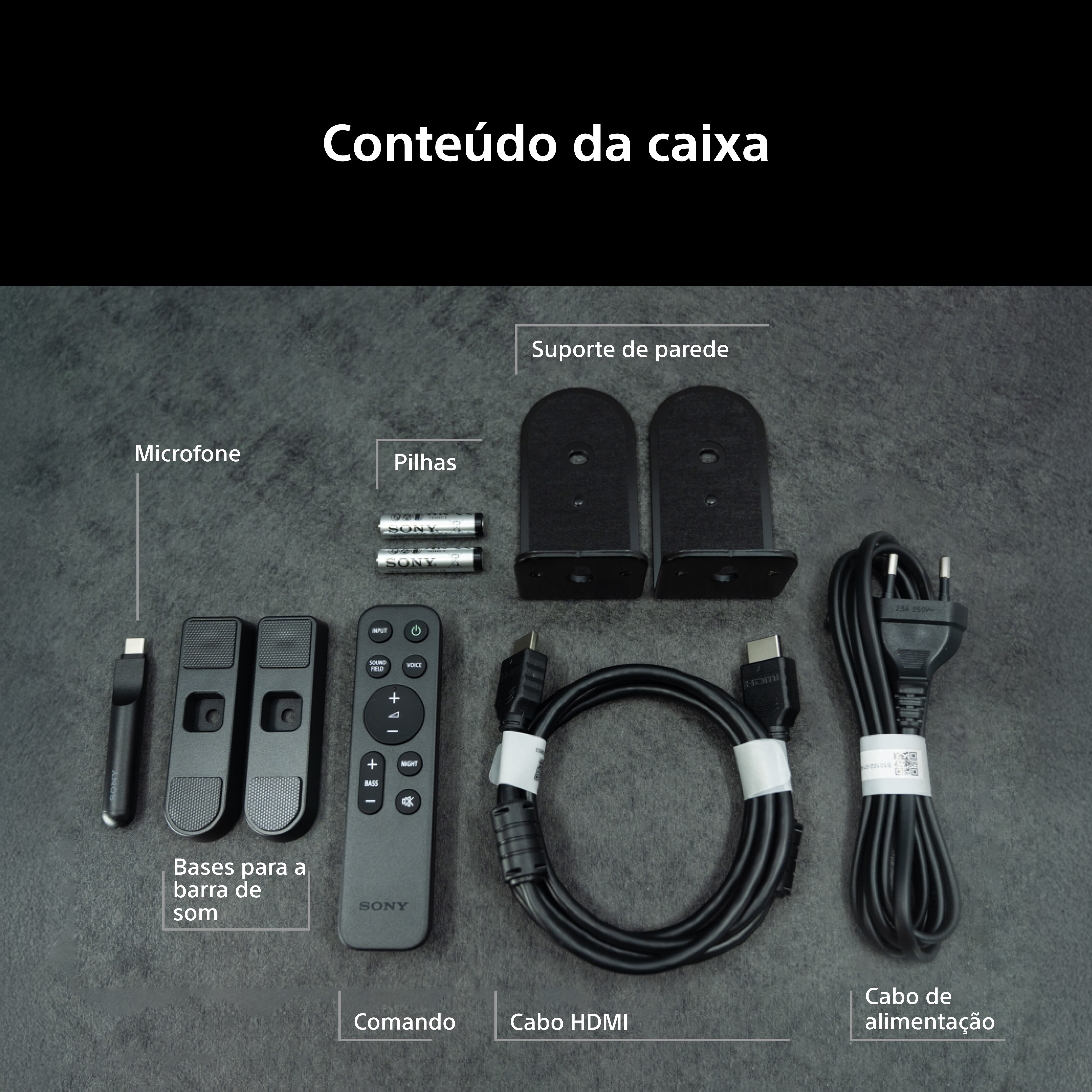 Home Cinema Sony Barra de Som Bravia Theatre Trio, 3.0.2 canais, HT-A8 Preto-9