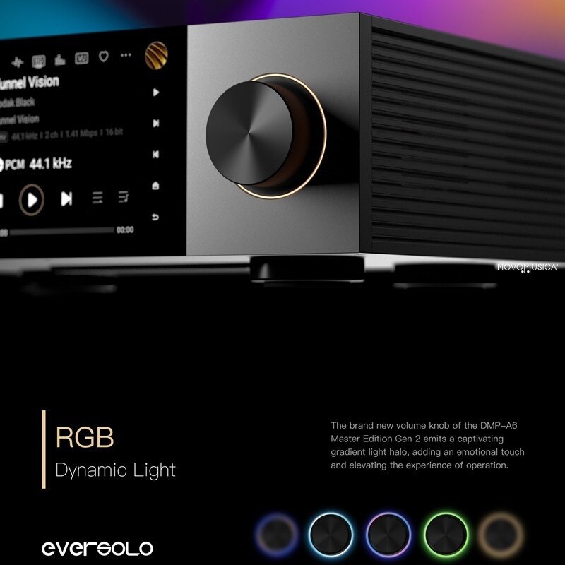 Amplificador Eversolo DMP?A6 Master Edition Gen 2 com Streamer - Preto Preto-3