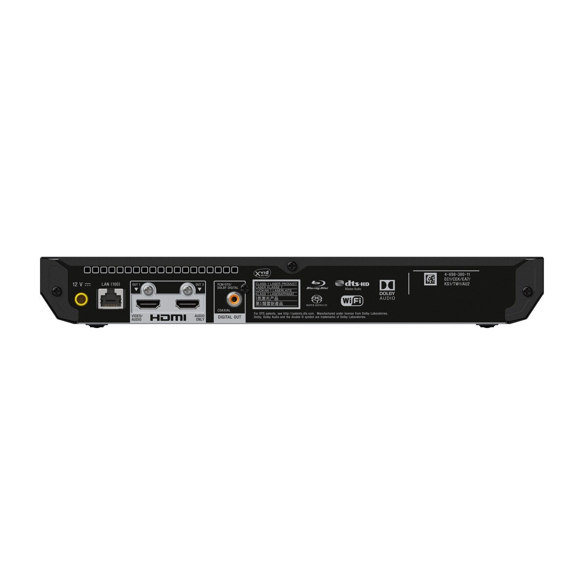 Leitor Blu-Ray Sony UBP-X700SPIIB 4K UHD, HDR10, Dolby Vision - Preto Preto-4