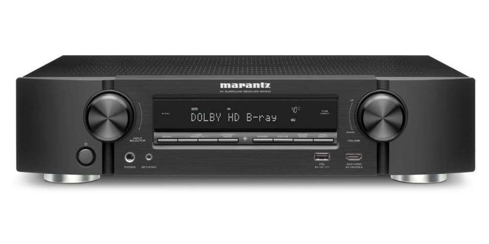 Imagem 0 de Receptor AV Marantz NR1510 5.2 com Bluetooth, WLAN e HEOS - Preto