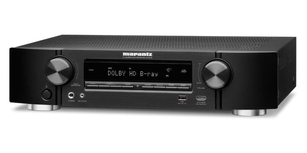 Receptor AV Marantz NR1510 5.2 com Bluetooth, WLAN e HEOS - Preto Preto-2