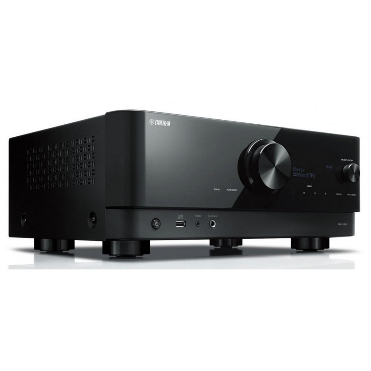 Amplificador Yamaha RX-V6A, A/V 7.2 Bluetooth e WiFi Preto-2