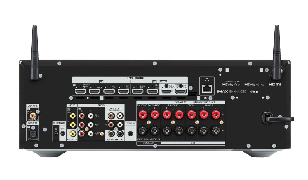 Amplificador A/V Sony TA-AN1000 de 7,2 Canais e 8K Preto-4