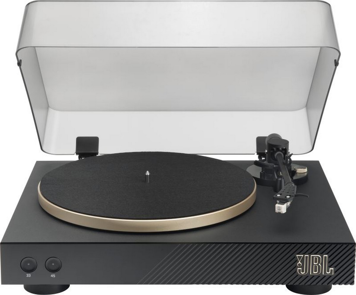 Giradiscos JBL Spinner Turntable com Bluetooth - Preto / Dourado Negro / Ouro-1