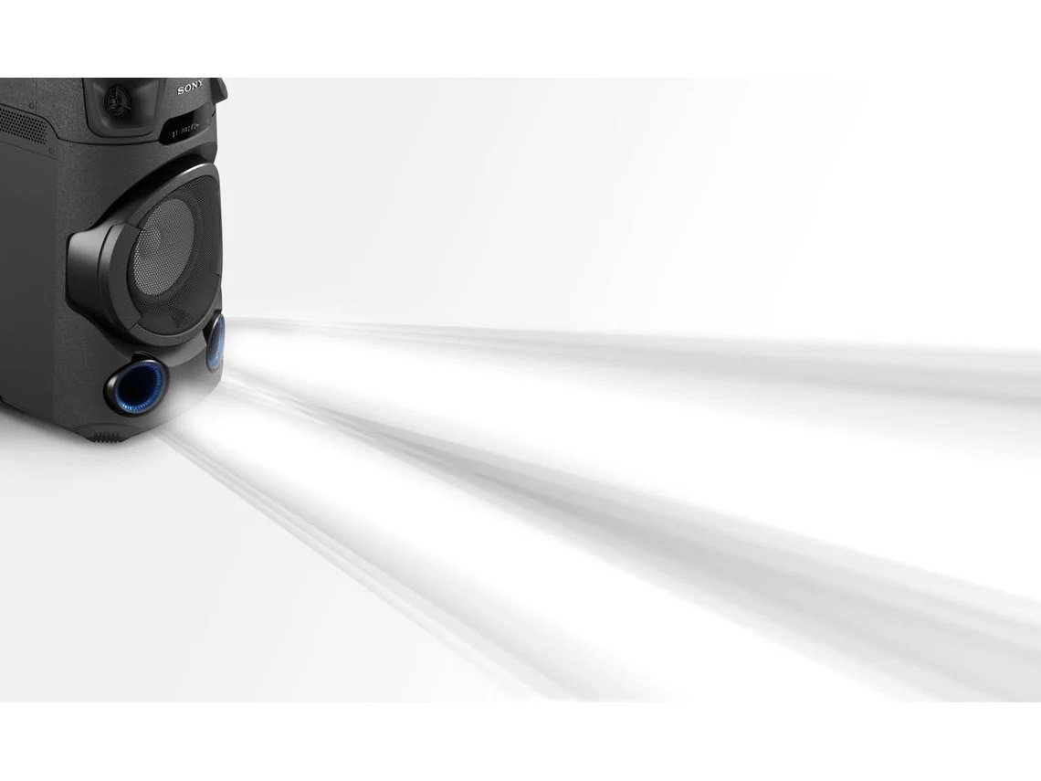 Sistema Audio Sony MHC-V13 com NFC/Bluetooth - Preto Preto-6