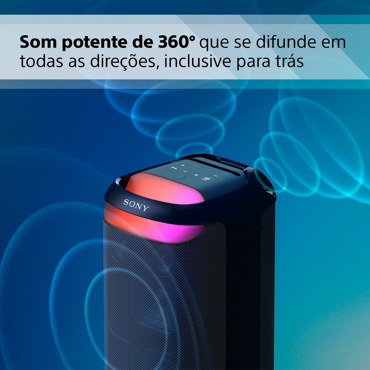 Coluna sem Fios Sony SRS-XV800 Preto-4