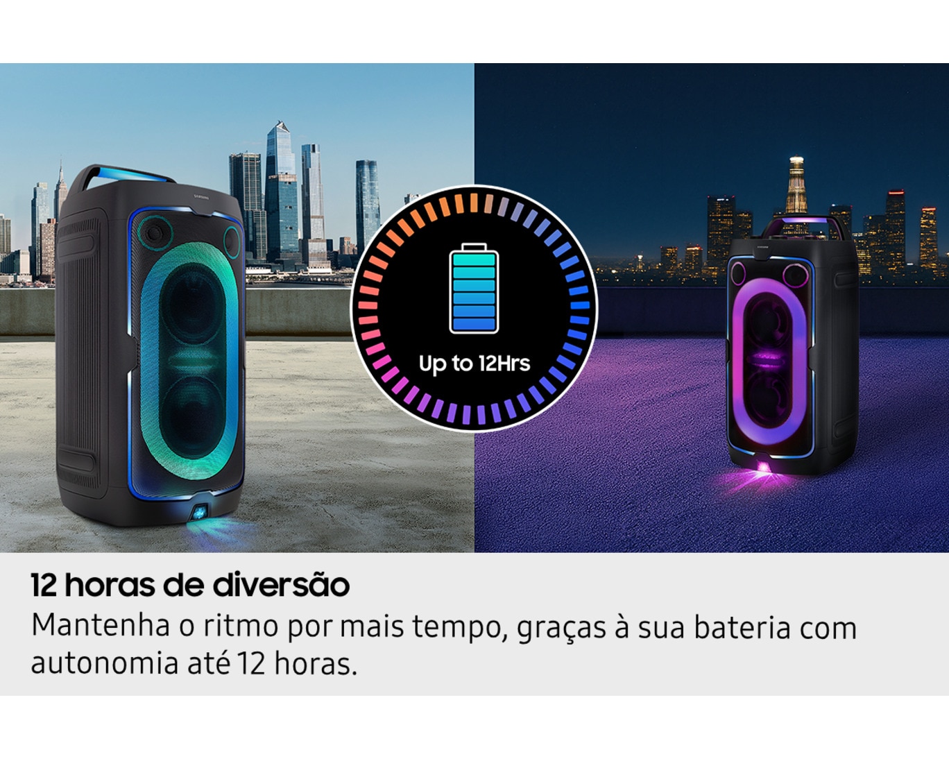 Torre de Som Samsung MX?ST40F/ZF, 2.0 com 4 Colunas, 160 W, Modo Karaoke, Efeitos DJ, Bass Booster, Bluetooth 5.4, Reprodução de Música via USB Preto-Titânio-6