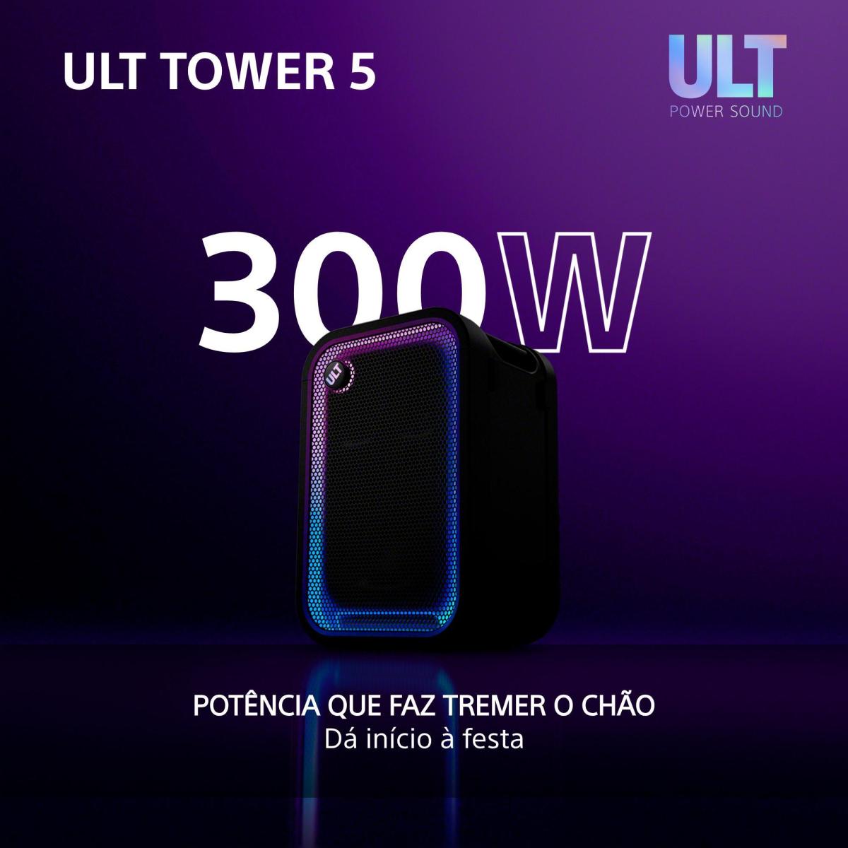 Coluna de Festa Bluetooth Sony ULT TOWER 5 SRS-ULT500 Preto-5