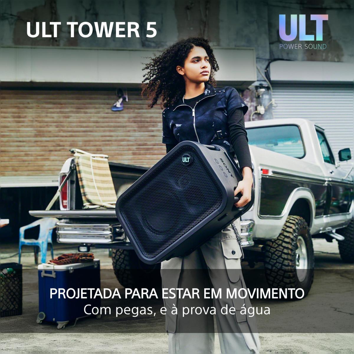 Coluna de Festa Bluetooth Sony ULT TOWER 5 SRS-ULT500 Preto-10