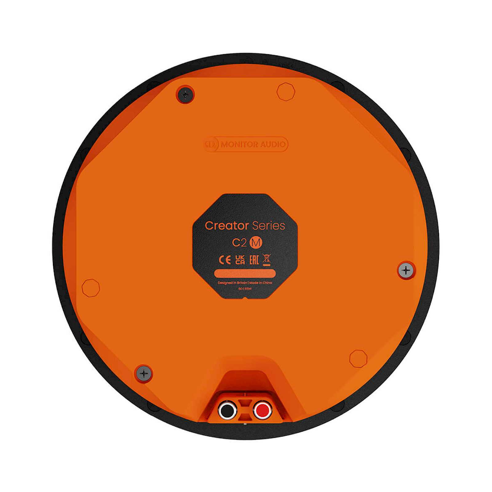 Coluna de Parede Monitor Audio C2M - Preto e Laranja Preto / Laranja-2