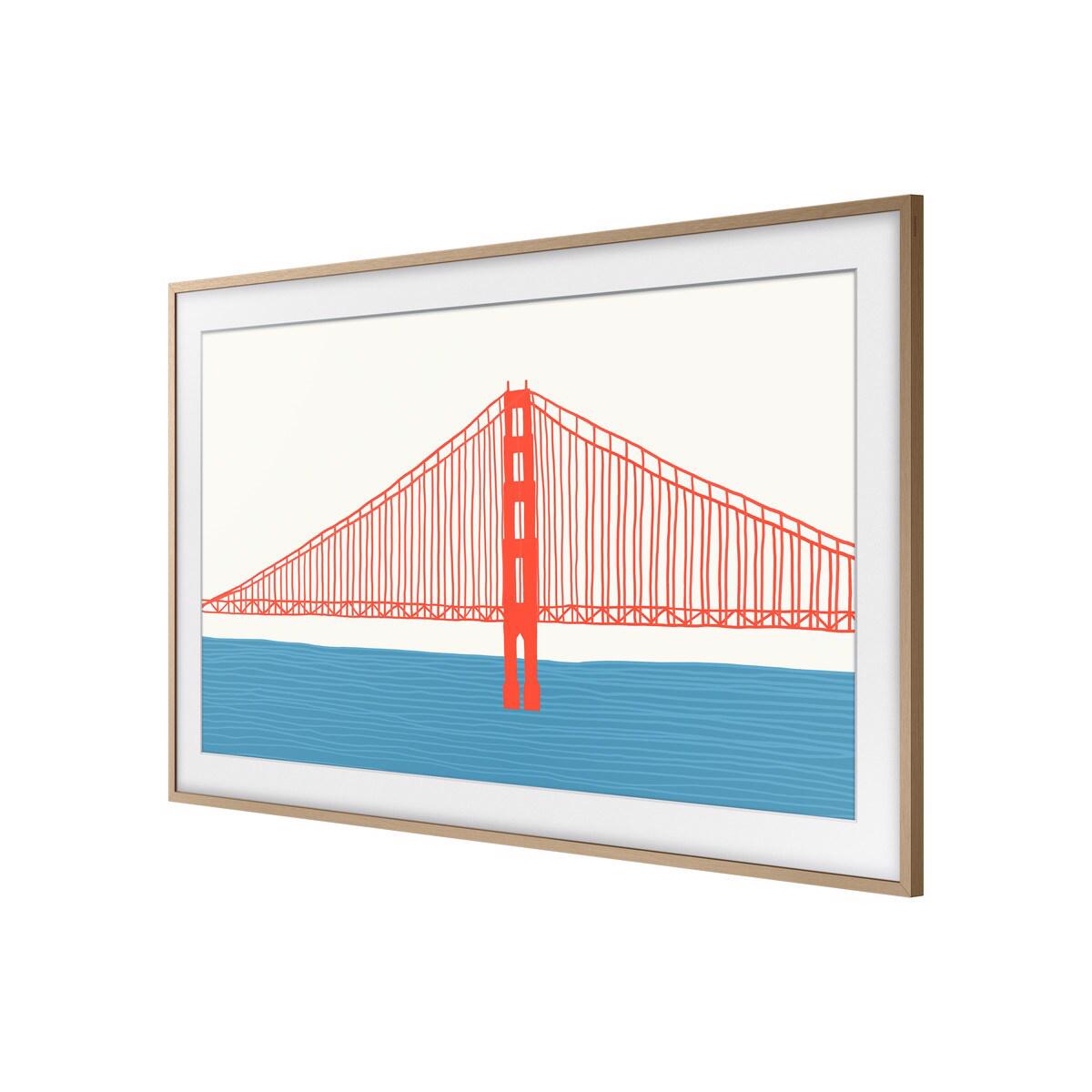 Moldura para TV Samsung The Frame 43" VG-SCFA43TKBXC - Madeira Teca-3