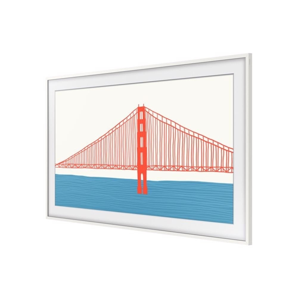 Moldura para TV Samsung The Frame 2021 43 "VG-SCFA43WTBXC - Branco Branco-3