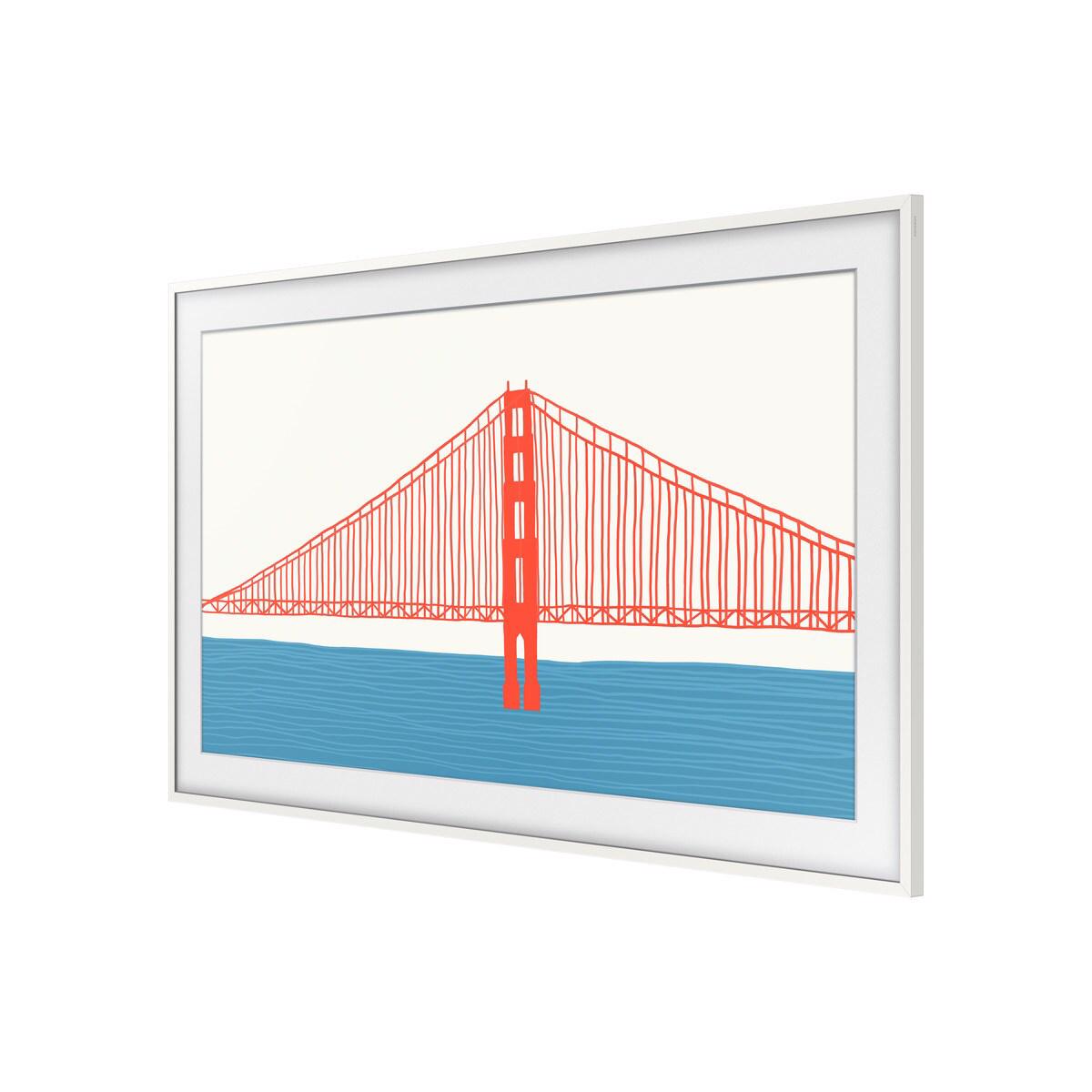 Moldura para TV Samsung The Frame 2021 65" VG-SCFA65WTBXC - Branco Branco-3