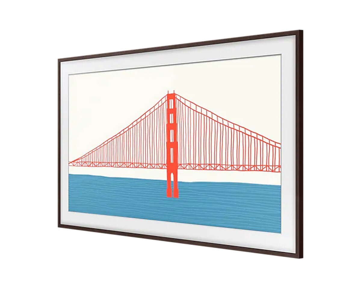 Moldura para TV Samsung The Frame 2021 75" VG-SCFA75BWBXC - Castanho Castanho-2