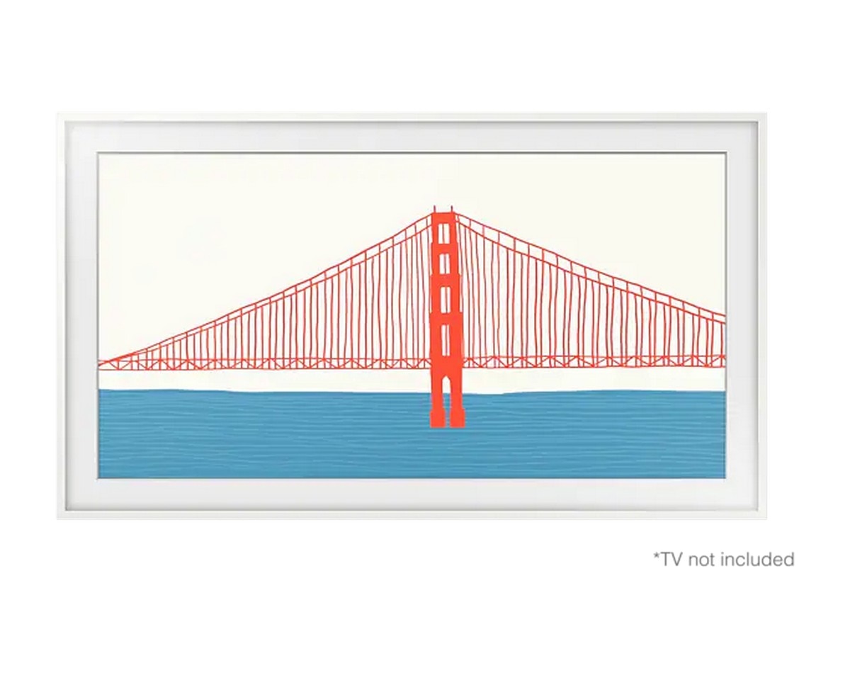Moldura para TV Samsung The Frame 75" VG-SCFA75WTBXC - Branca Branco-2
