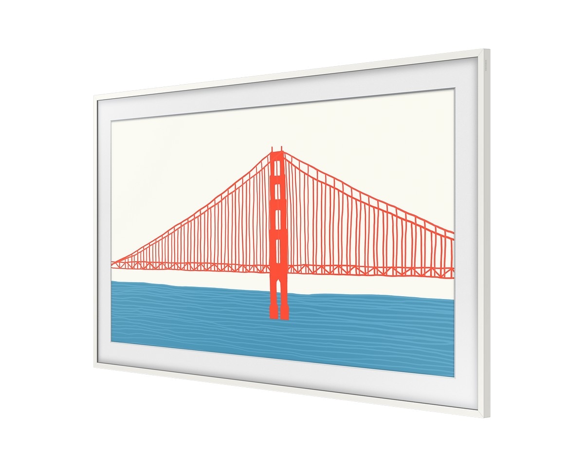 Moldura para TV Samsung The Frame 75" VG-SCFA75WTBXC - Branca Branco-3