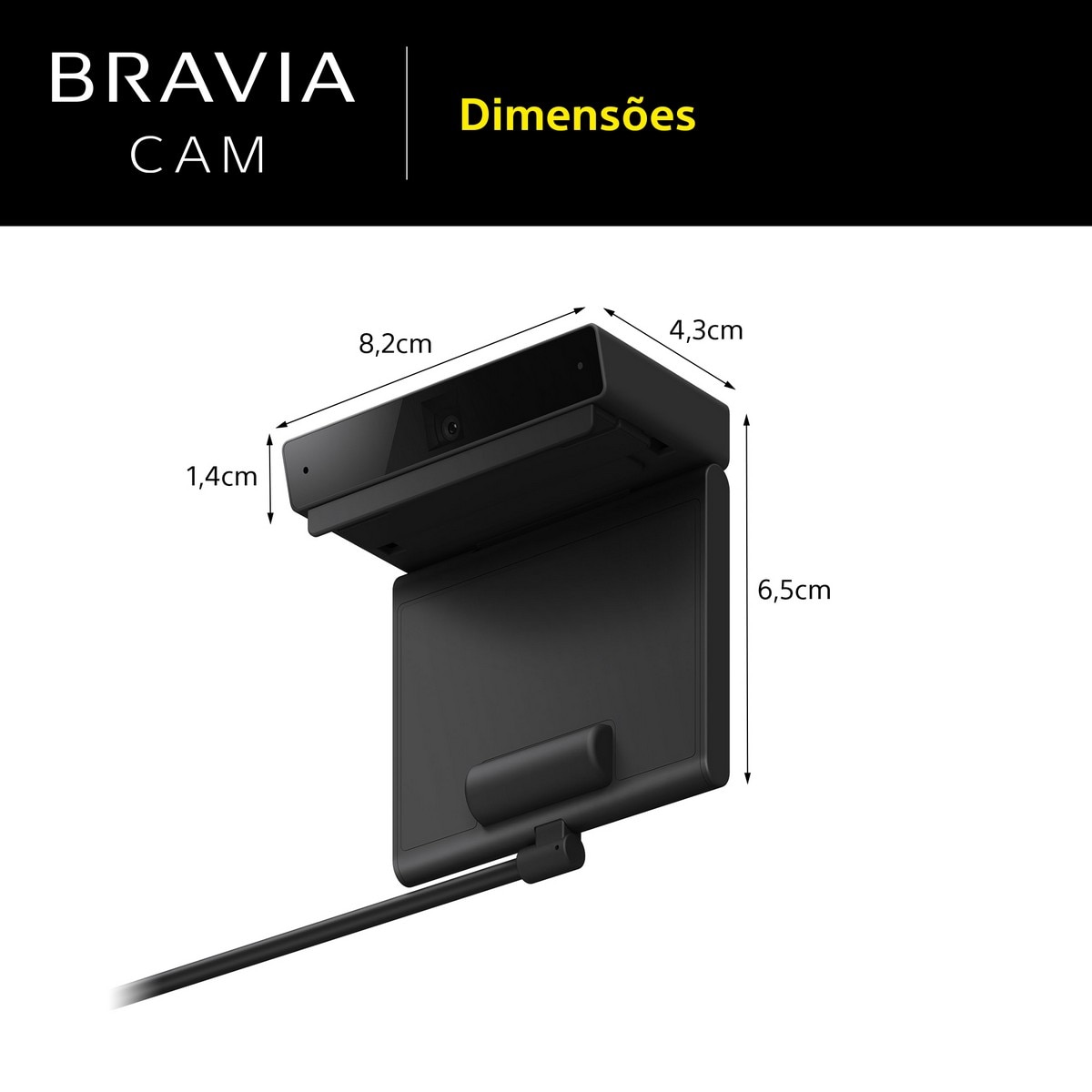 Câmara para TV Sony BRAVIA CAM CMU-BC1 Preto-8