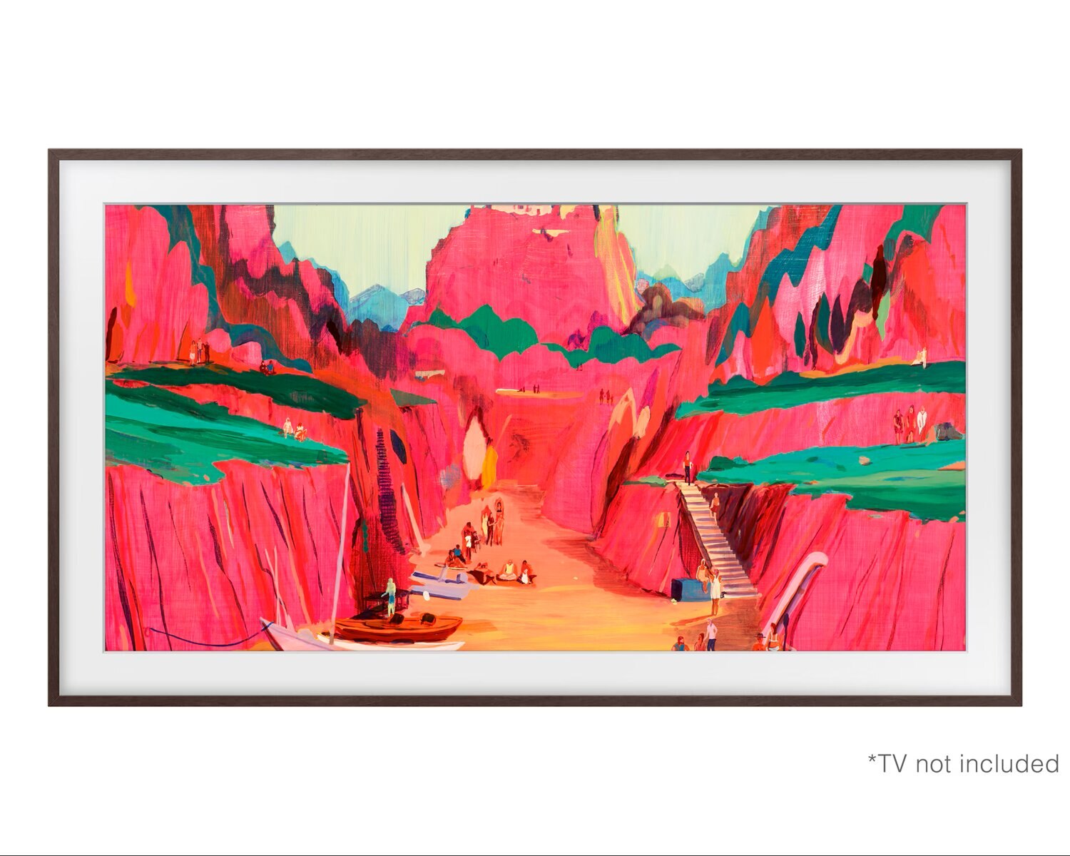 Moldura para TV Samsung The Frame / The Frame Pro 2025 65" VG?SCFF65BWBXC - Castanho Castanho-3