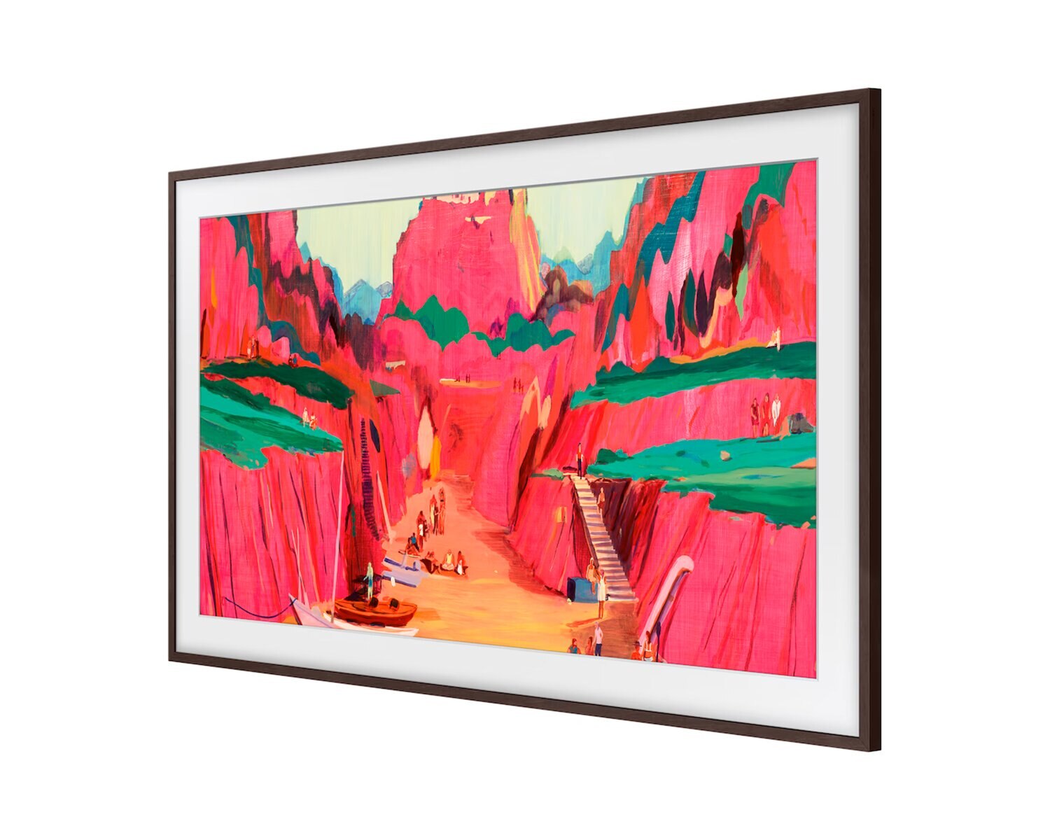 Moldura para TV Samsung The Frame / The Frame Pro 2025 65" VG?SCFF65BWBXC - Castanho Castanho-4