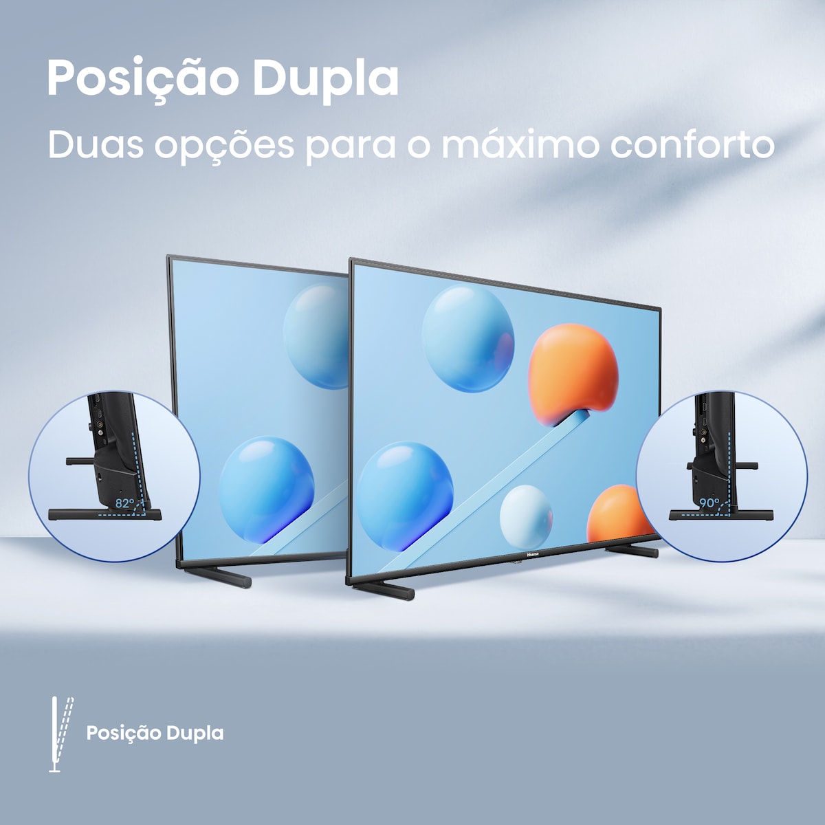 TV QLED Hisense 32" 32A5Q, Smart TV Preto-7
