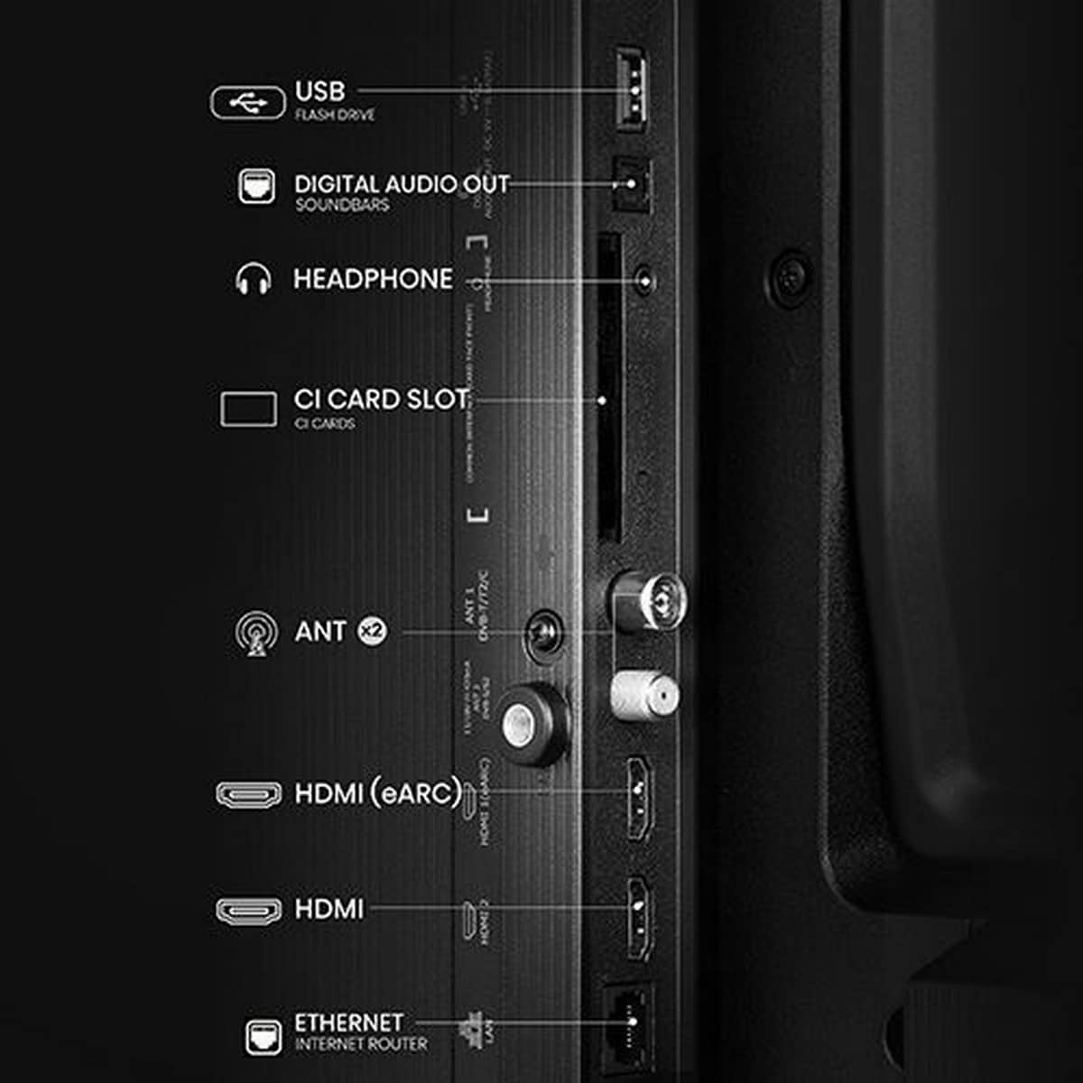 TV LED 32" Hisense 32A4Q, Serie A4Q Smart TV, Sports AI, Dolby DTS HD Sound Preto-10