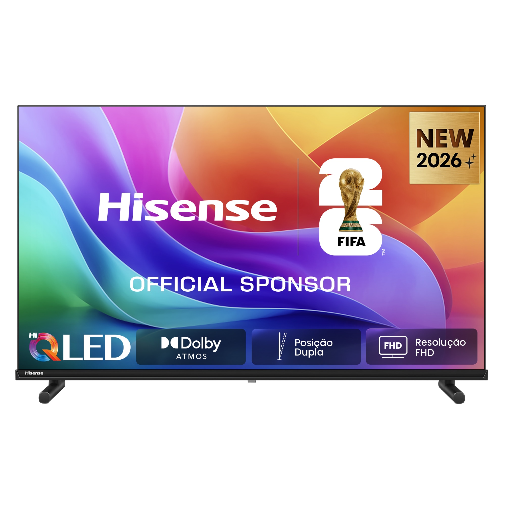 Imagem 0 de TV HI-QLED 32" (80 cm) Hisense  32A5S Full HD 4K Smart TV com IA