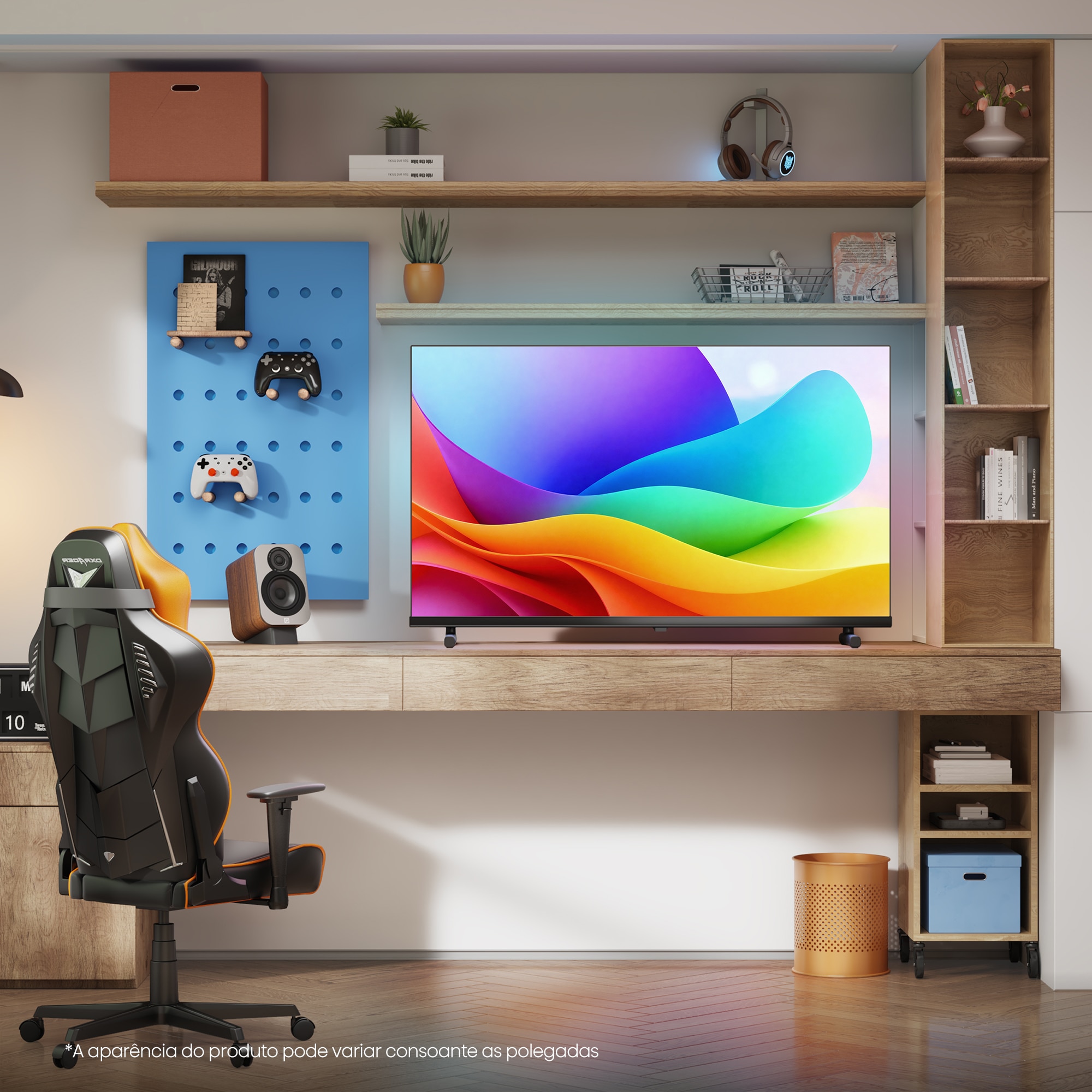TV HI-QLED 40" (100 cm) Hisense 40A5S Full HD 4K Smart TV com IA Preto-14