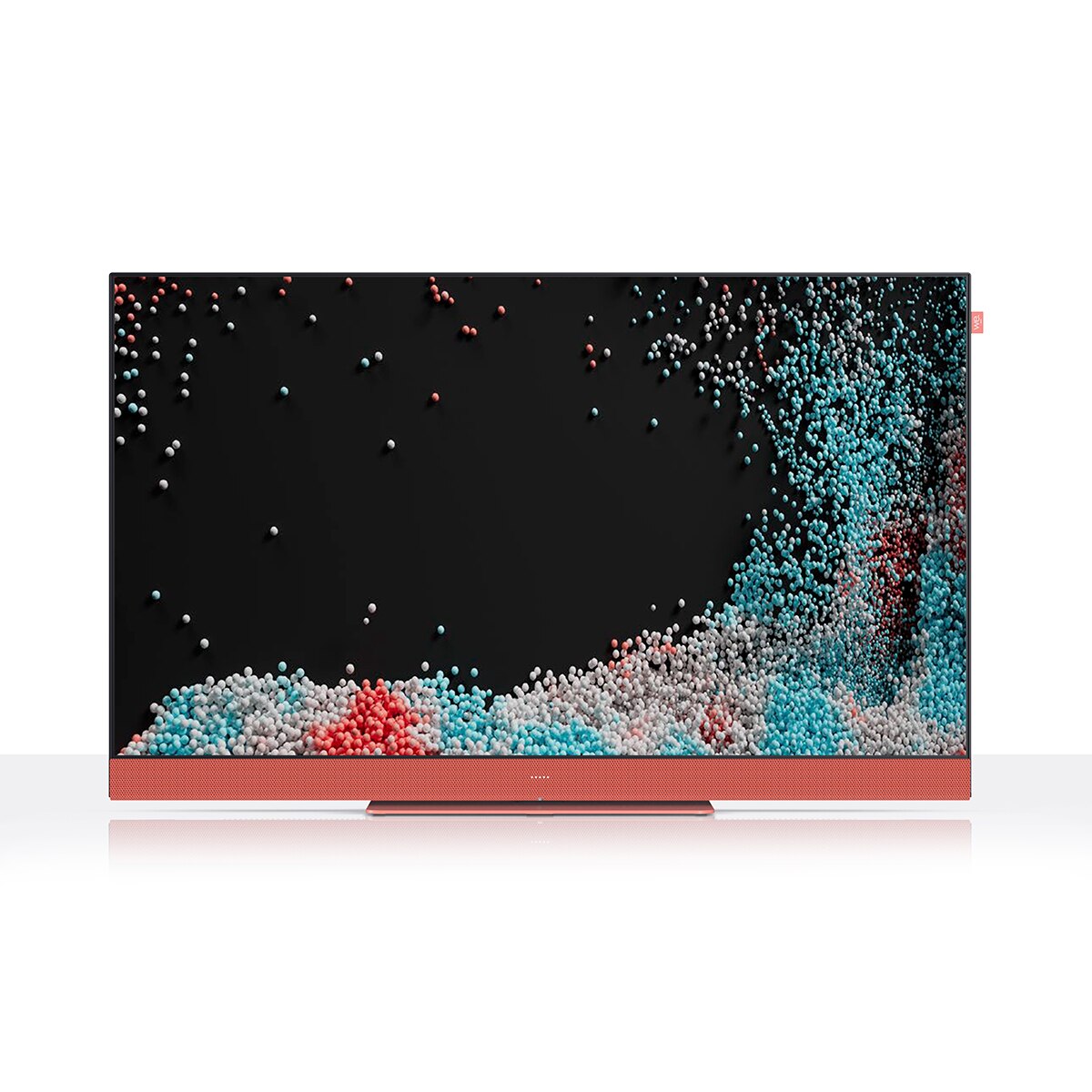 Imagem 0 de TV We. SEE by Loewe LED 43" UHD 4K, HDR, Wi-Fi e Smart TV - Vermelho Coral