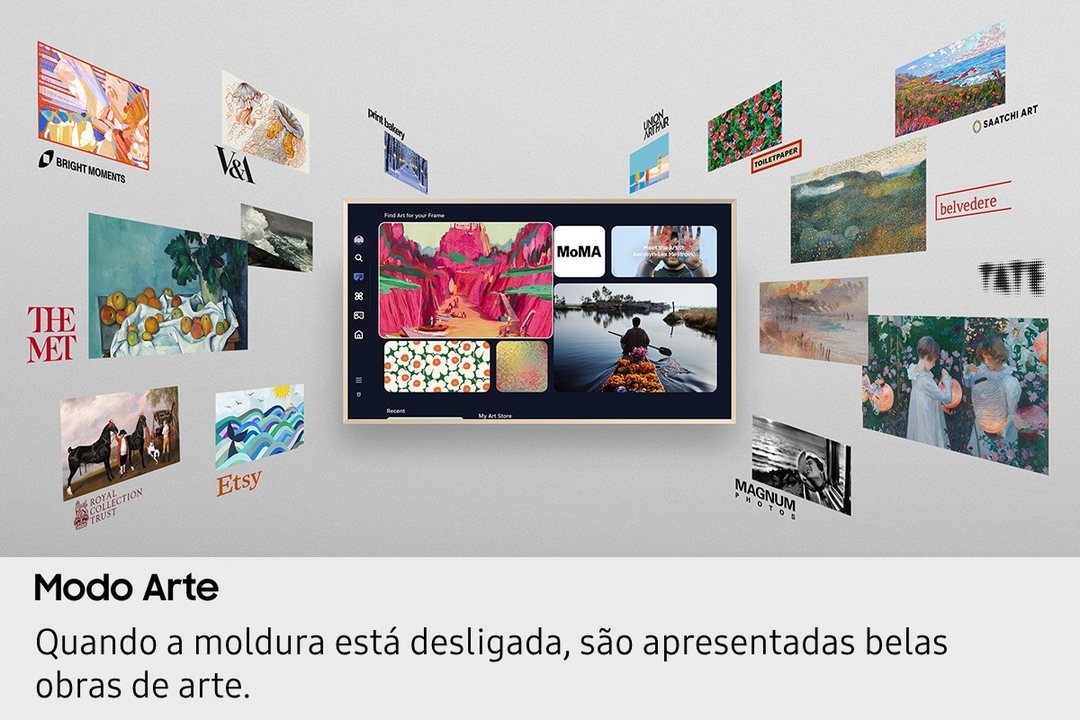 TV Samsung The Frame 43" QLED 4K TQ43LS03FAUXXC Preto-6