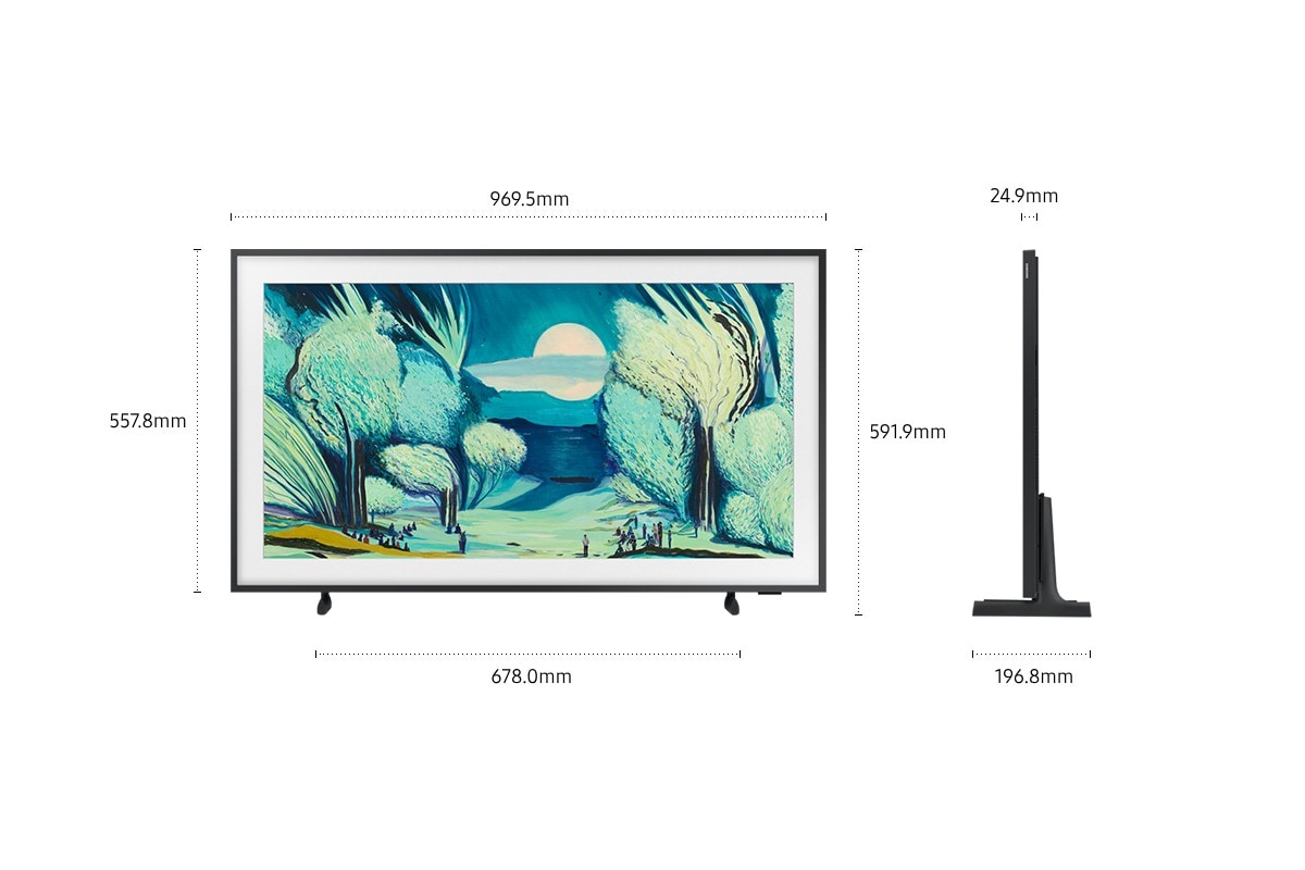 TV Samsung The Frame 43" QLED 4K TQ43LS03FAUXXC Preto-7