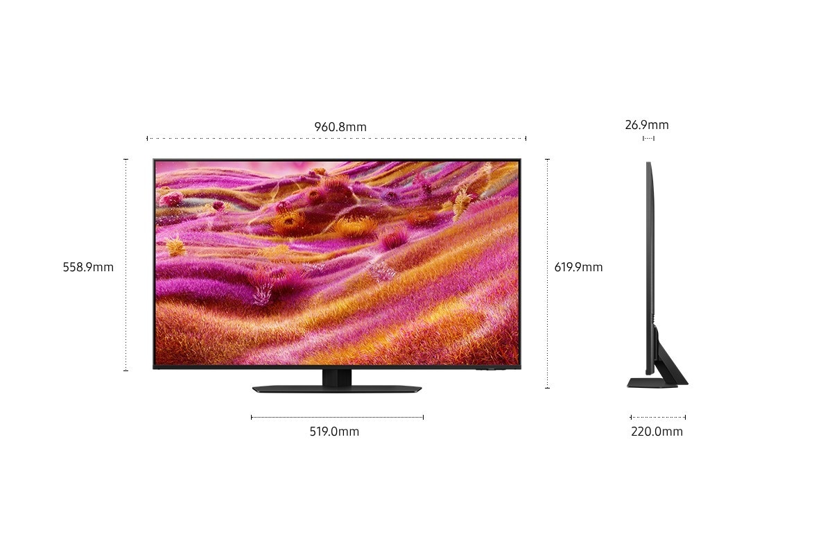 TV Samsung 43" Neo QLED 4K TQ43QN90FATXXC Preto-7