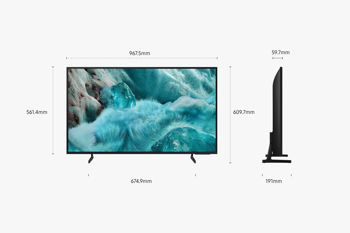 TV Samsung 43" QLED 4K TQ43Q7FAAUXXC Preto-8