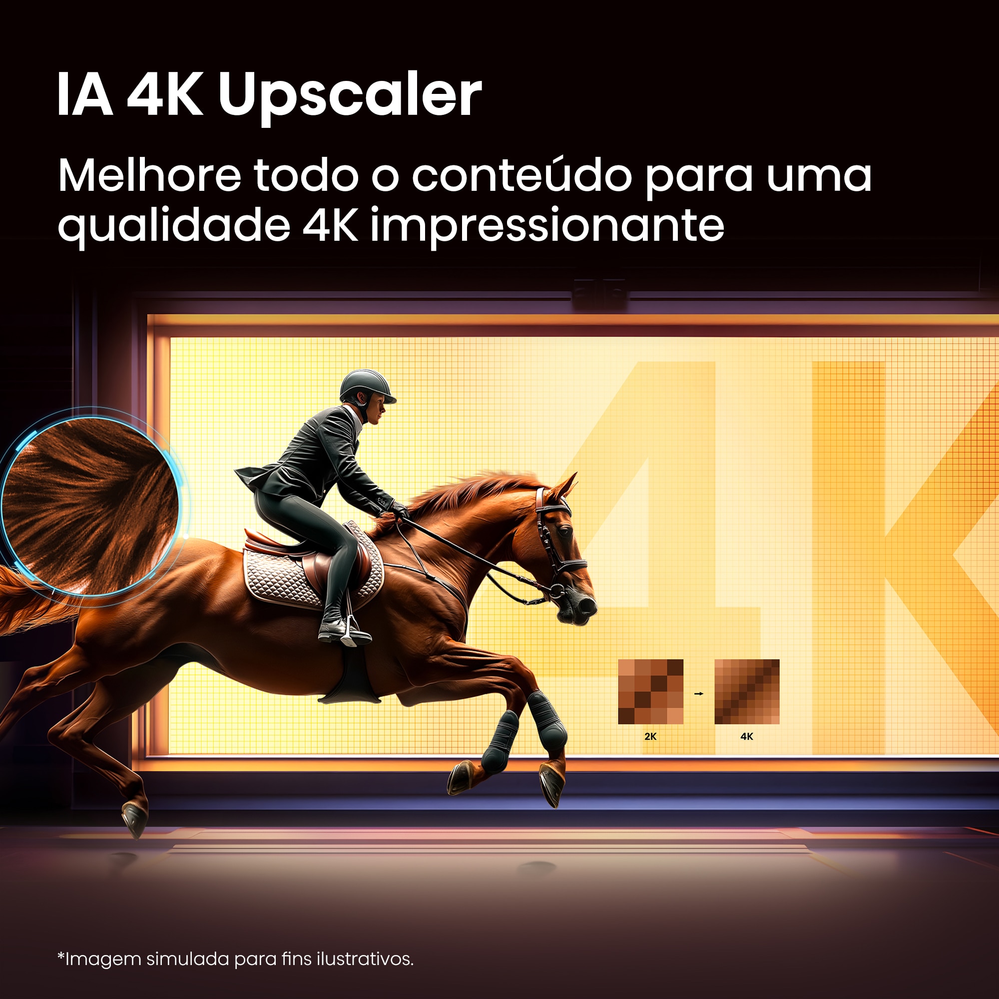TV LED 43" (108 cm) Hisense 43A6S UHD 4K Smart TV com IA Preto-5