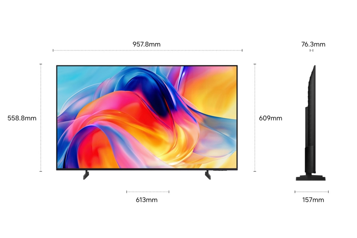 TV Mini LED 43" (108 cm) Samsung M70H 4K TU43M70HAUXXC Vision AI Smart TV Preto-3