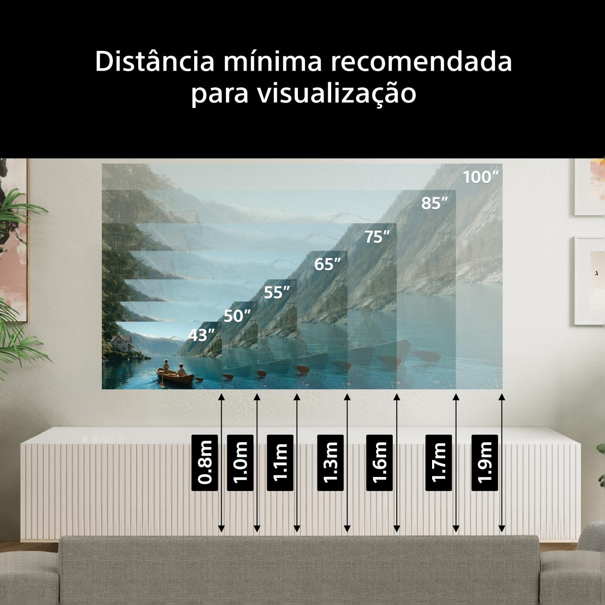 TV LED 43" (108 cm) Sony BRAVIA 3 II K43XR35M2PB.CEI 4K 100 Hz Smart TV Preto-16