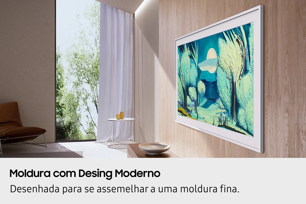 TV Samsung The Frame 55" QLED 4K TQ55LS03FAUXXC Preto-5