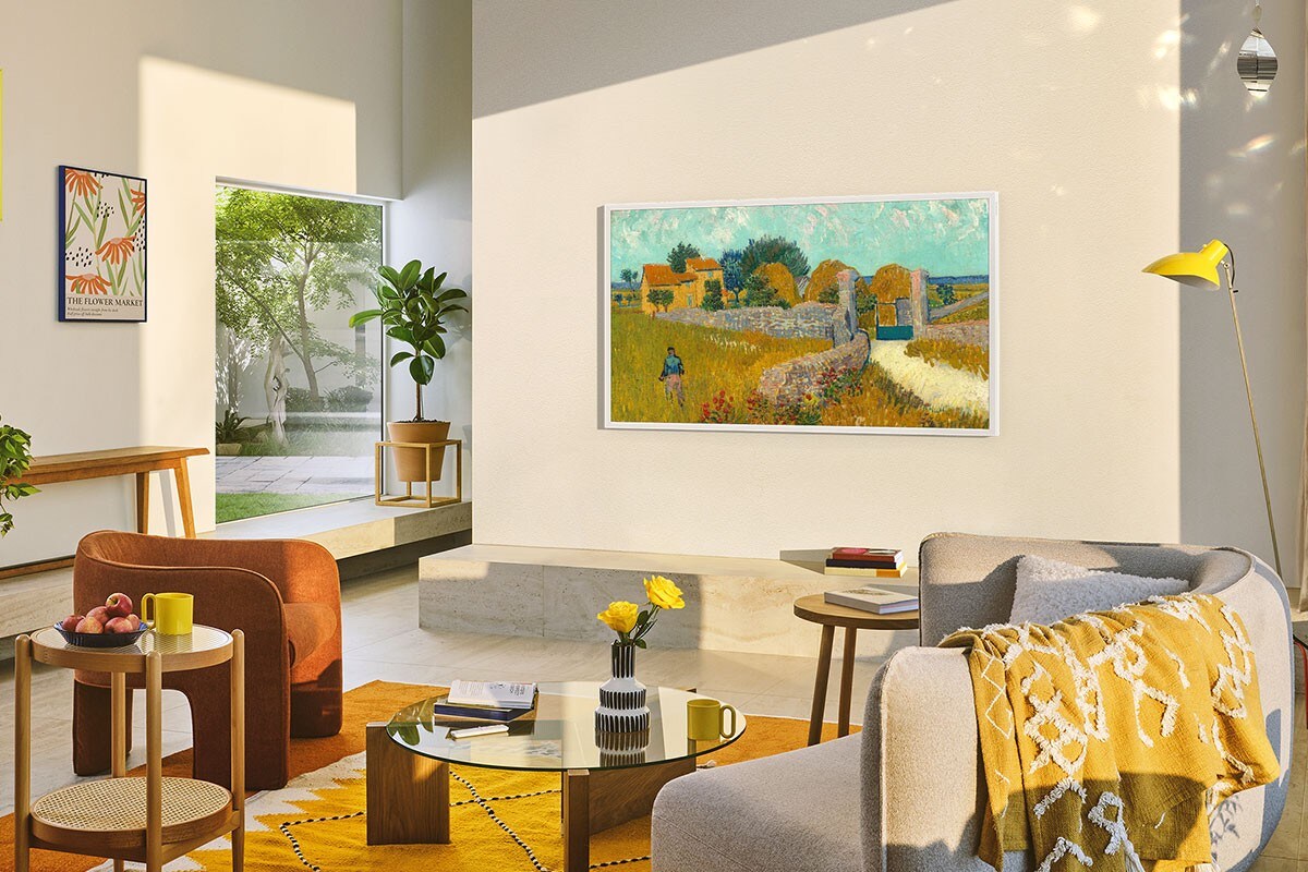 TV Samsung The Frame 55" QLED 4K TQ55LS03FAUXXC Preto-8