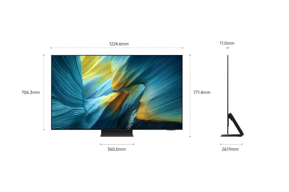 TV Samsung 55" OLED 4K TQ55S95FATXXC Preto-7