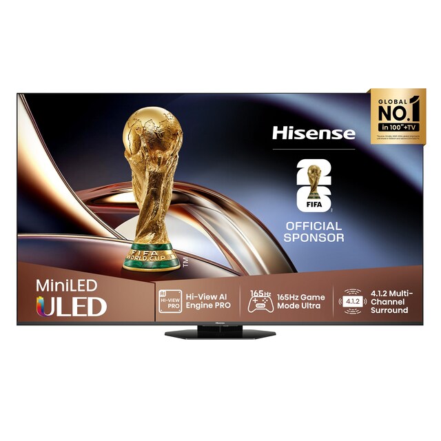 Imagem 0 de TV MiniLED 139 cm (55") Hisense 55U8Q, UHD 4K, Smart TV