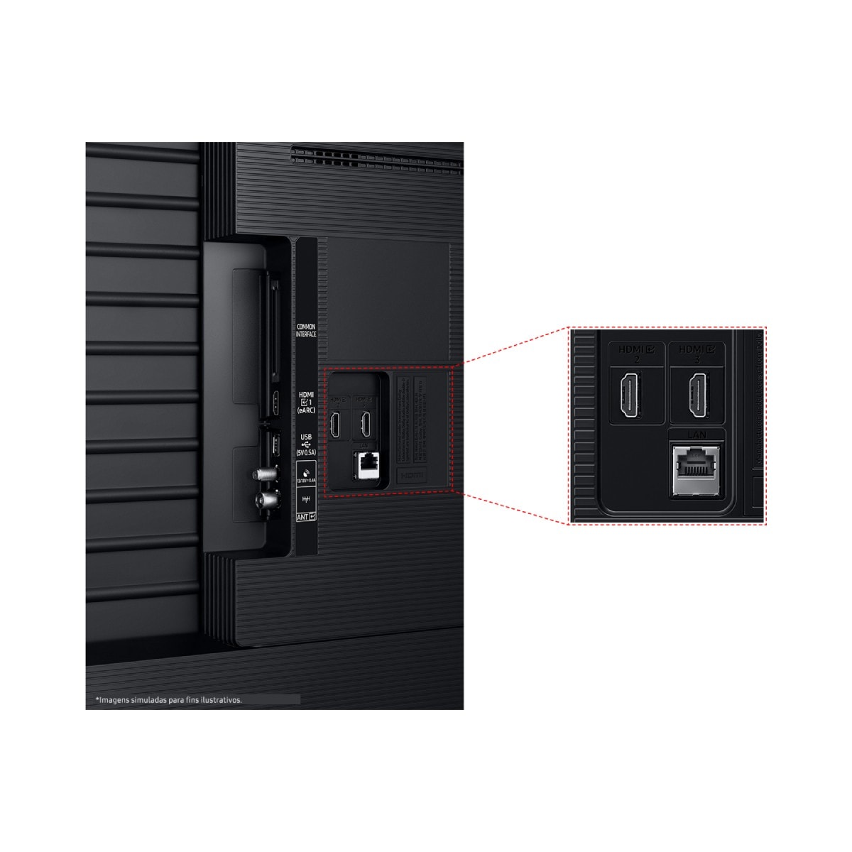 TV LED 50" Samsung Crystal TU50U8005FUXXC 4K, Smart TV Preto-11