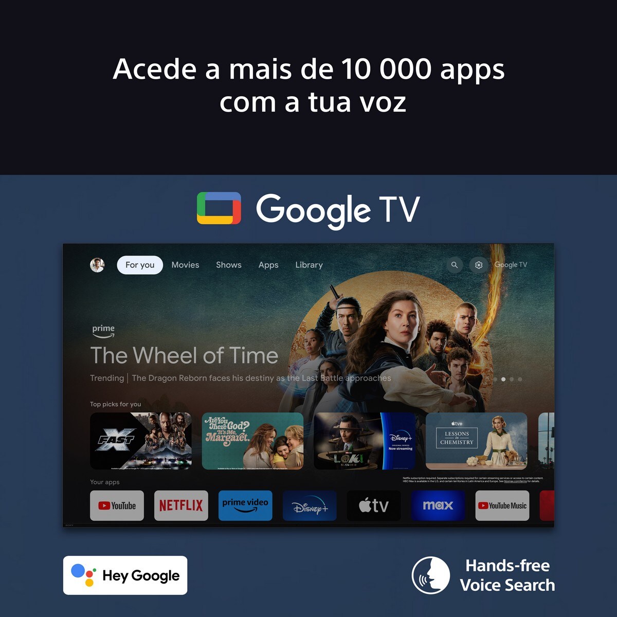 TV 55" Sony BRAVIA 8A K55XR8AB OLED, 4K HDR, 120Hz, Google TV, Smart TV, Funções para PS5, IMAX Enhanced, Dolby Vision Atmos, Chromecast 9