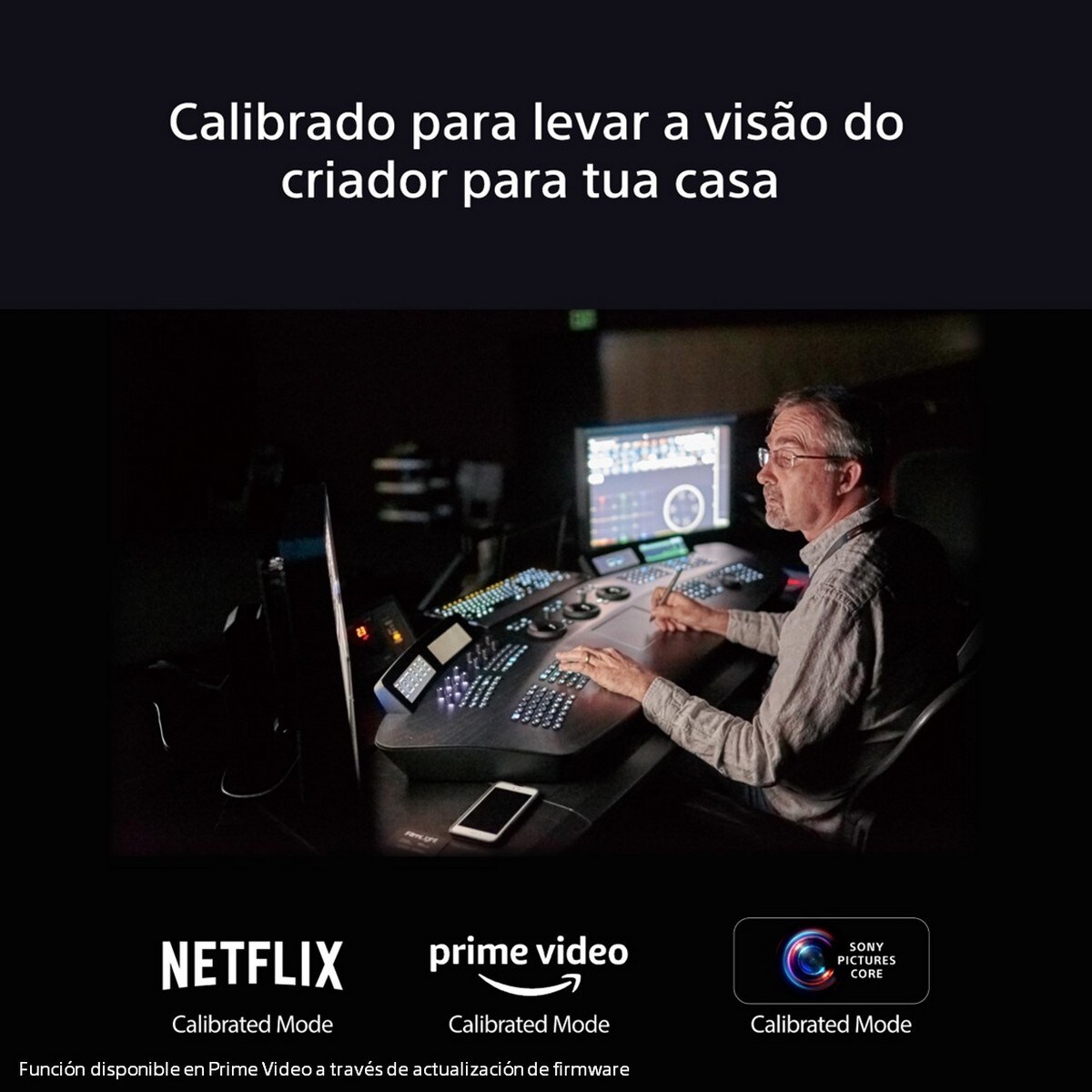 TV 55" Sony BRAVIA 8A K55XR8AB OLED, 4K HDR, 120Hz, Google TV, Smart TV, Funções para PS5, IMAX Enhanced, Dolby Vision Atmos, Chromecast 11