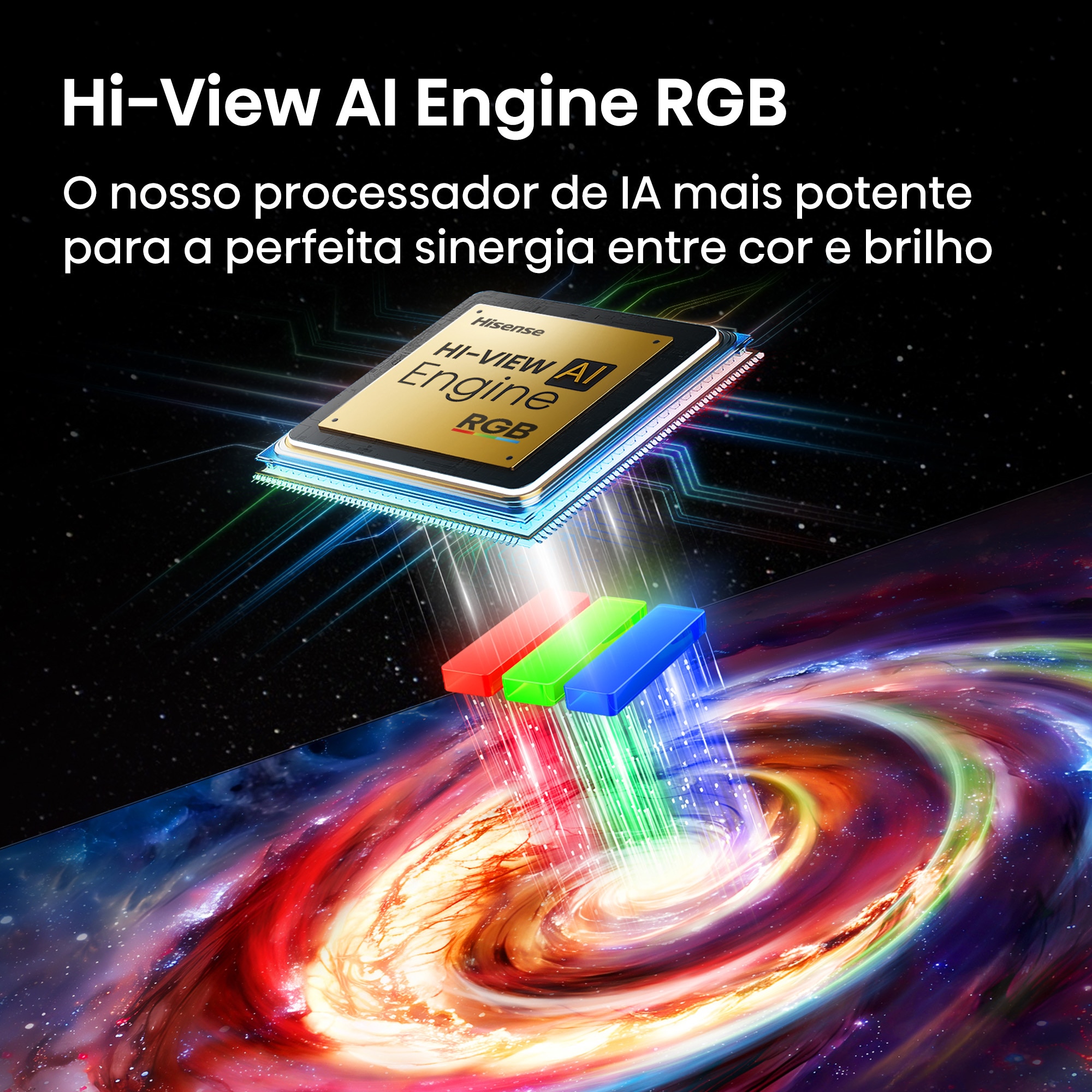 TV RGB Mini LED 55"(139 cm) Hisense 55UR8S UHD 4K Smart TV com IA Alumínio/Cinzento-carvão-5