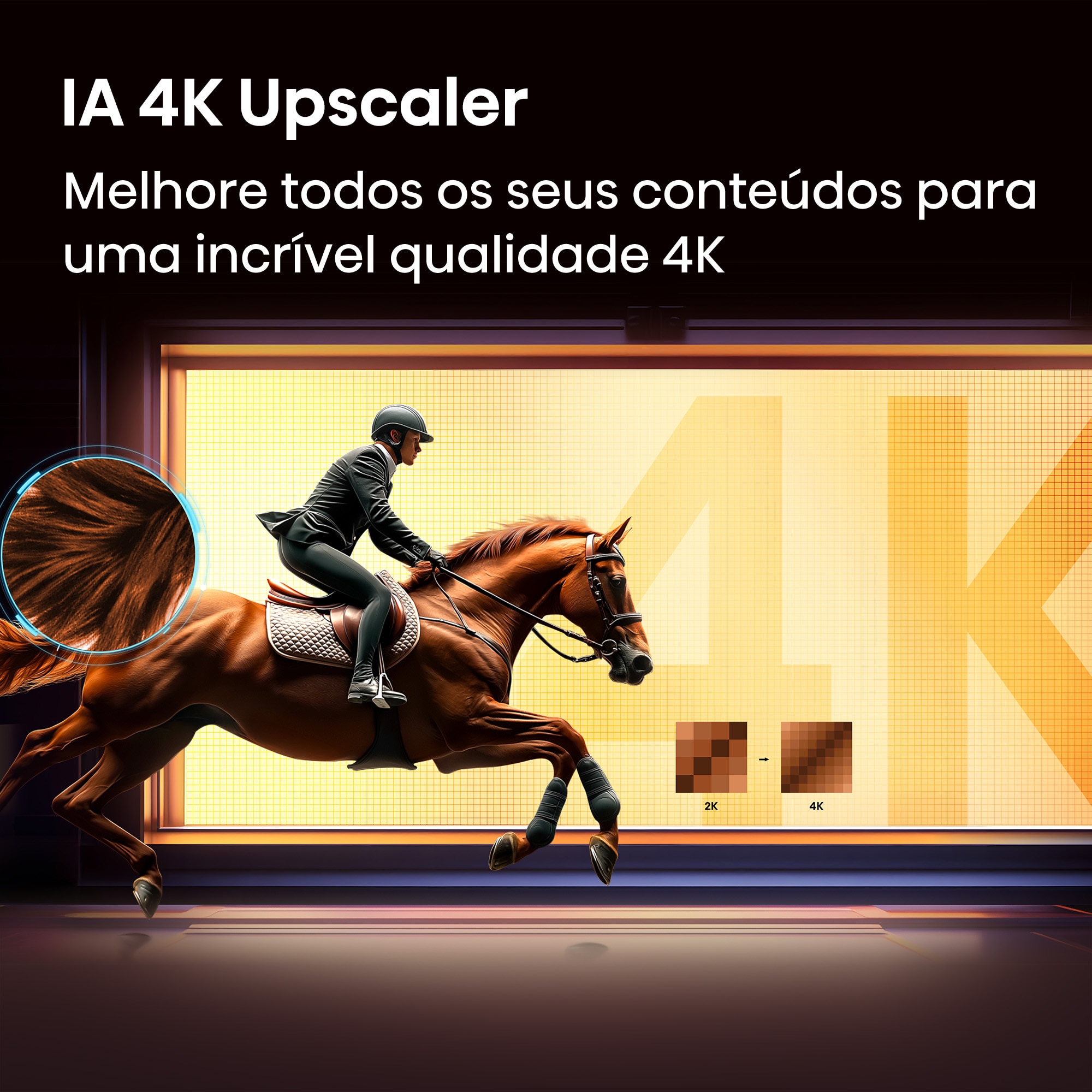 TV HI-QLED 55" (139 cm) Hisense 55A7S UHD 4K Smart TV com IA Cinzento carvão-7