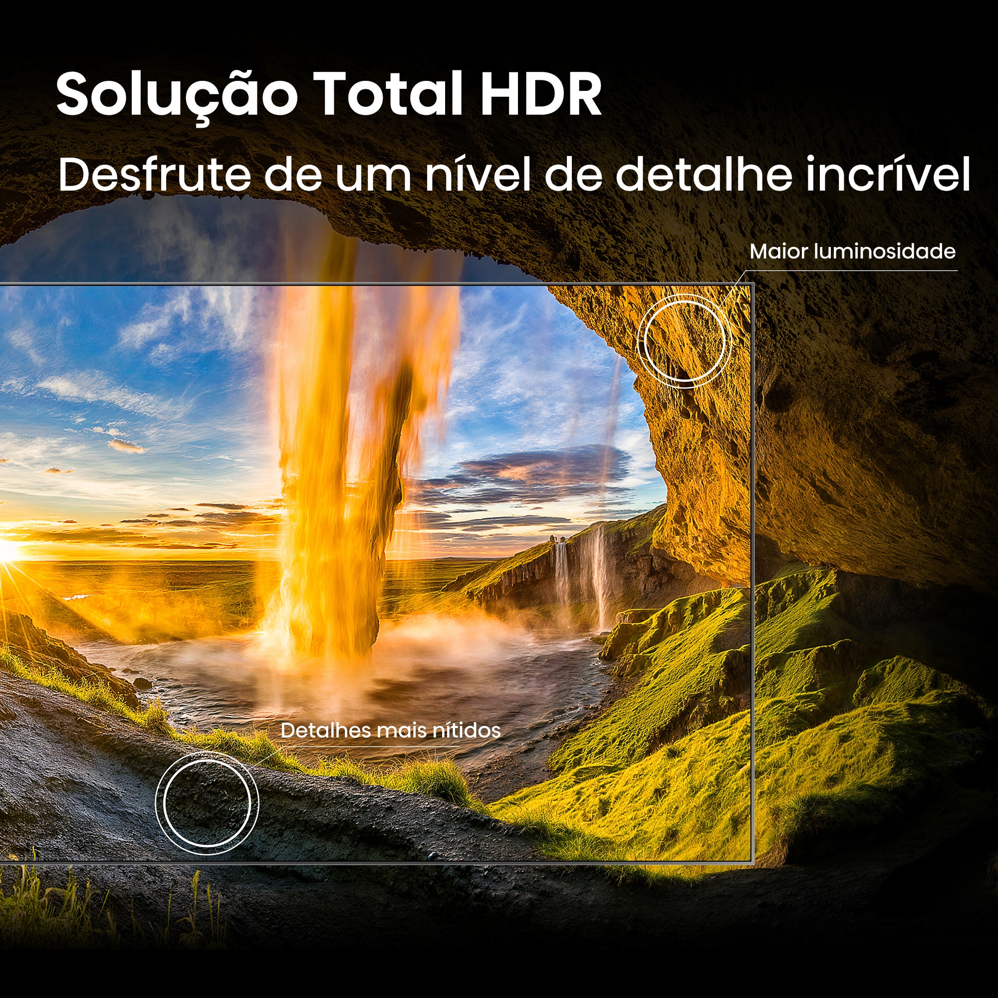 TV HI-QLED 55" (139 cm) Hisense 55A7S UHD 4K Smart TV com IA Cinzento carvão-9