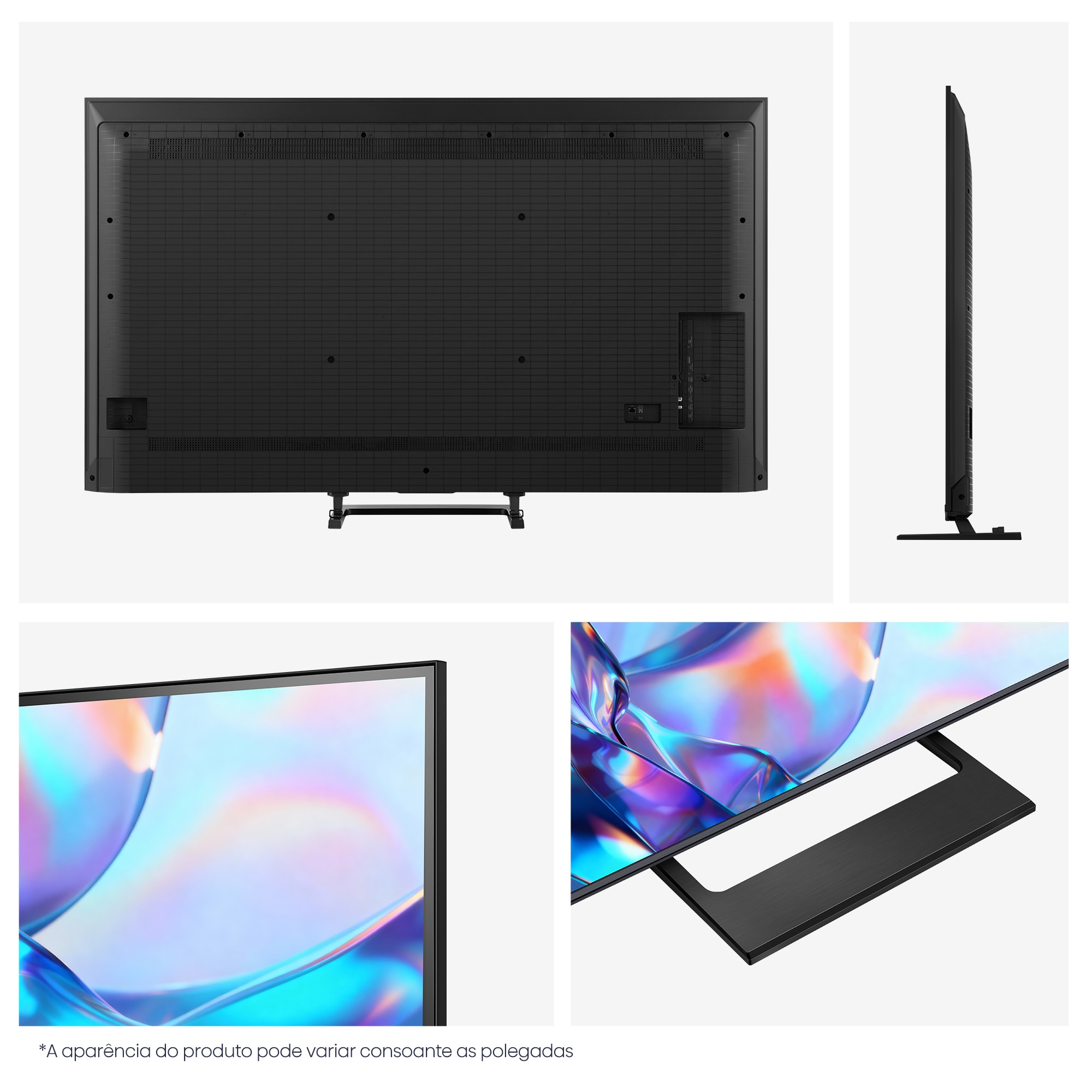 TV HI-QLED 55" (139 cm) Hisense 55A7S UHD 4K Smart TV com IA Cinzento carvão-13