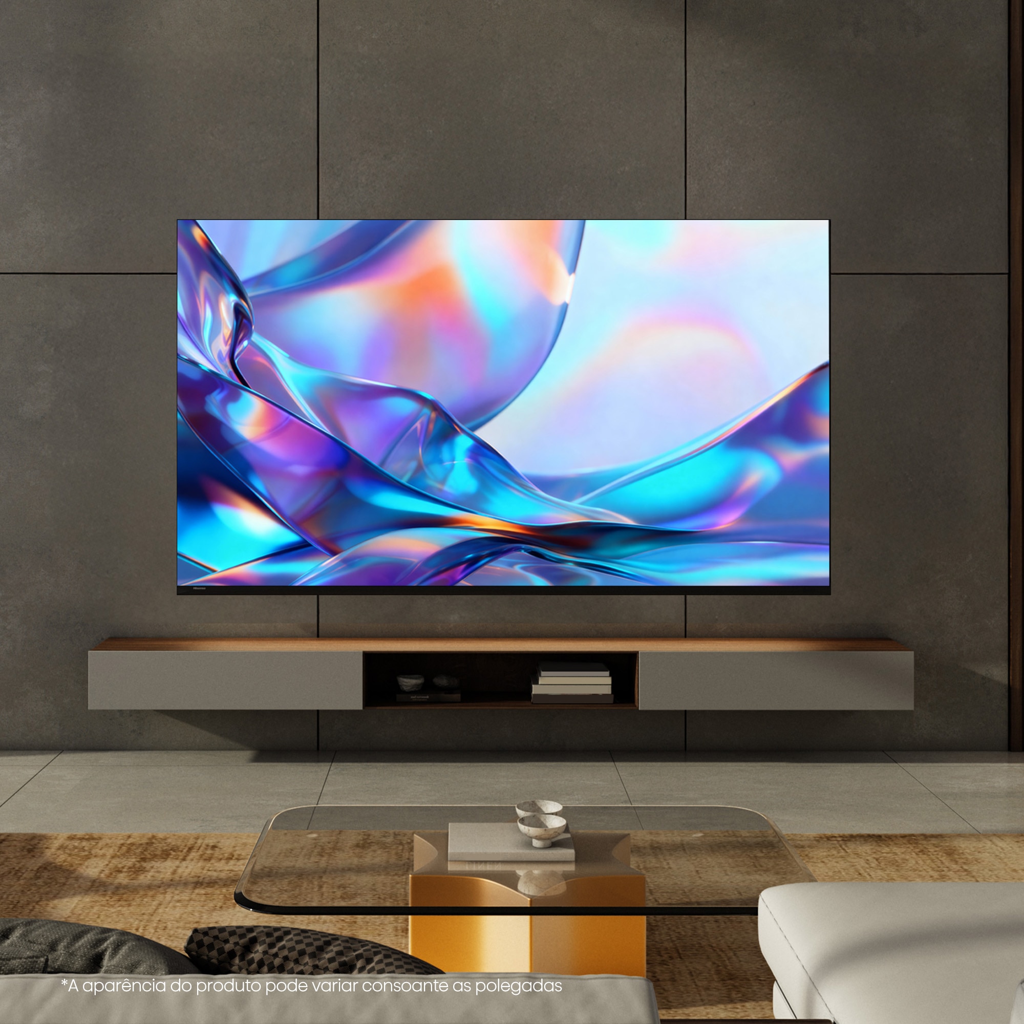 TV HI-QLED 55" (139 cm) Hisense 55A7S UHD 4K Smart TV com IA Cinzento carvão-14