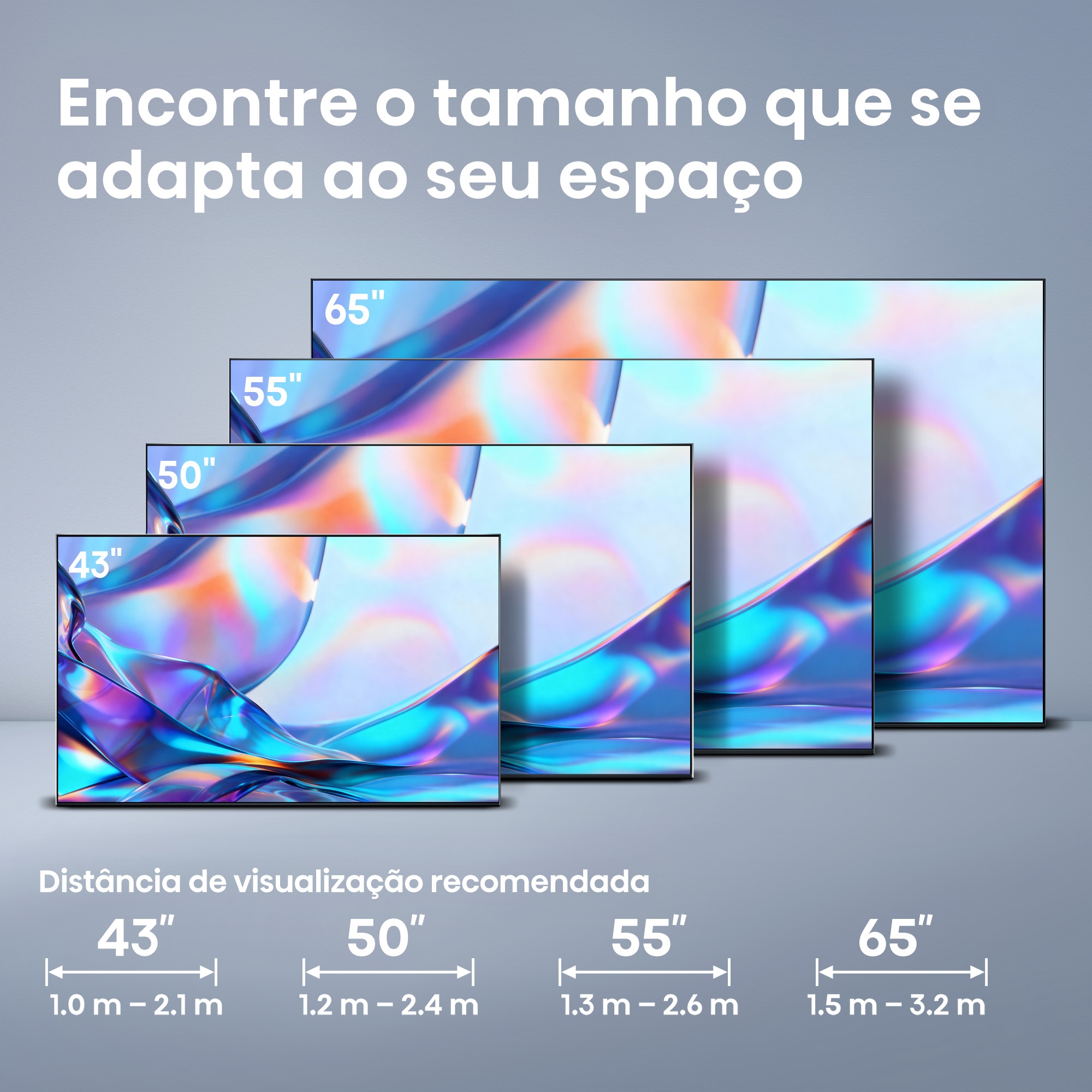 TV HI-QLED 55" (139 cm) Hisense 55A7S UHD 4K Smart TV com IA Cinzento carvão-15